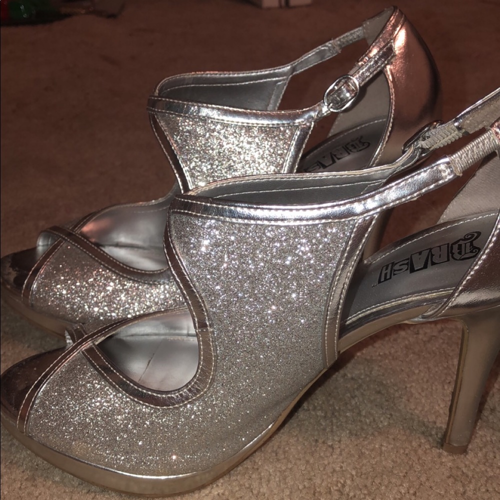 Silver heels